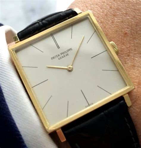 vintage patek philippe square mens watch|patek philippe watches uk prices.